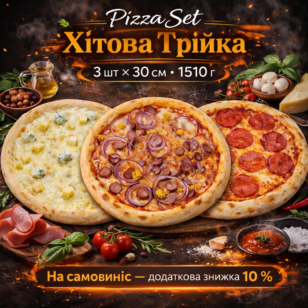 Pizza Set Хітова Трійка