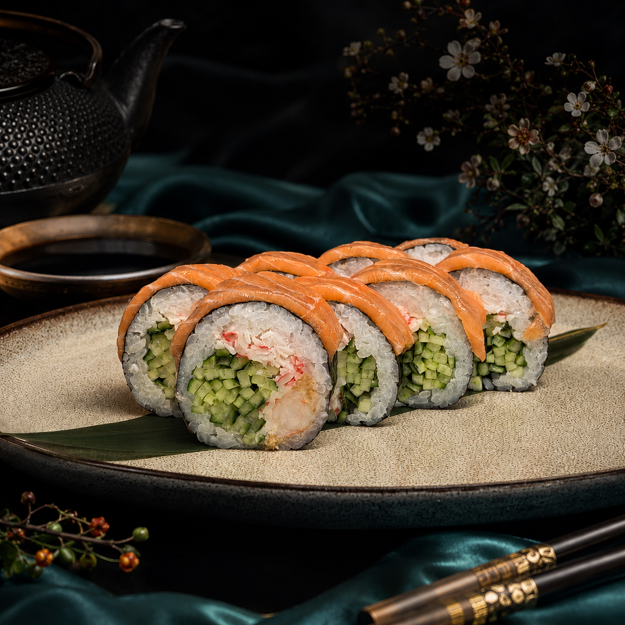 Преміум Black Salmon Roll