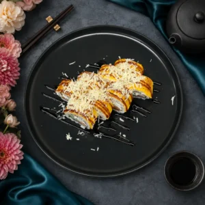 Чеддер-рол з Копченою Куркою та Пармезаном від Sushi UA — доставка у Гостомель, Ірпінь, Бучу, Горенку та Ворзель