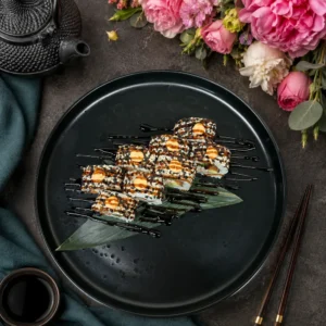 Каліфорнія з Креветкою в кунжуті від Sushi UA — доставка у Гостомель, Ірпінь, Бучу, Горенку та Ворзель