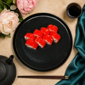 Каліфорнія з Лососем в ікрі від Sushi UA — доставка у Гостомель, Ірпінь, Бучу, Горенку та Ворзель
